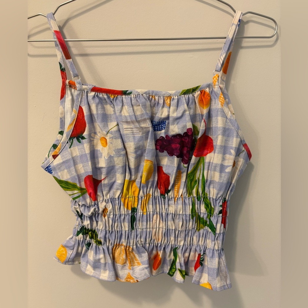 Lisa Says Gah Alessandra Tie-front Tank - Picture 3 of 5